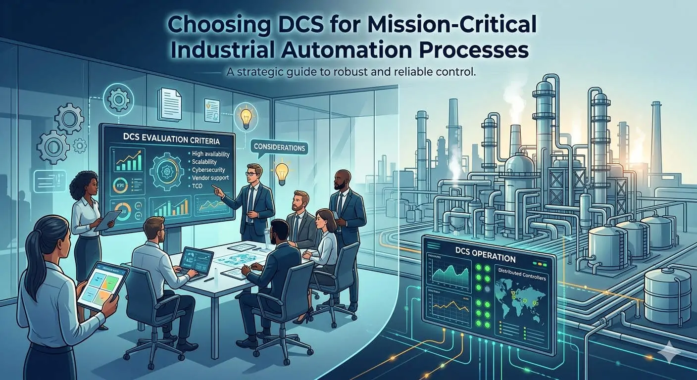 Choosing DCS for Mission-Critical Industrial Automation Processes
