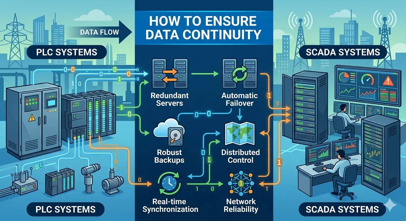 How to Ensure Data Continuity in PLC and SCADA Systems