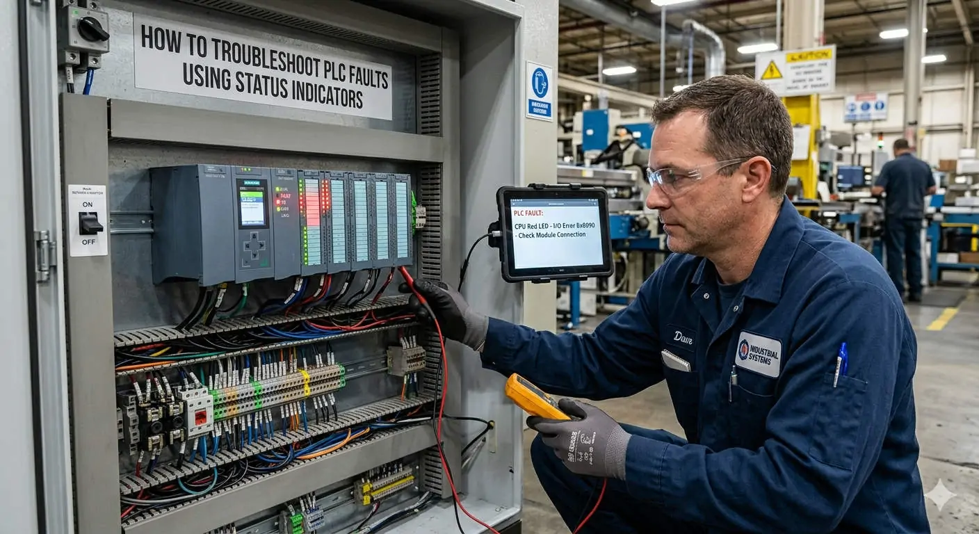 How to Troubleshoot PLC Faults Using Status Indicators