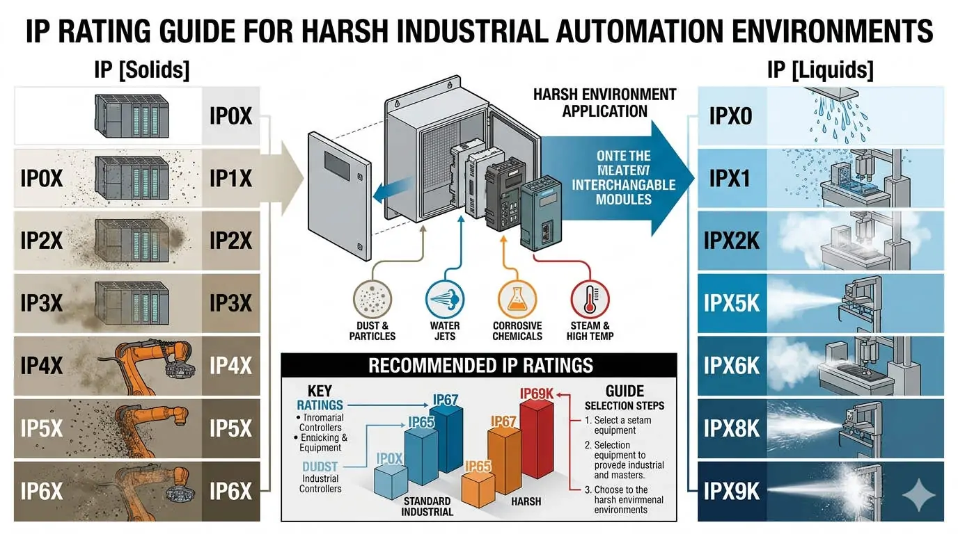 IP Rating Guide for Harsh Industrial Automation Environments