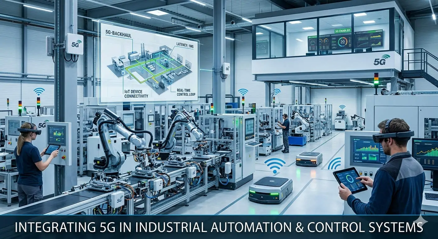 Integrating 5G in Industrial Automation Control Systems