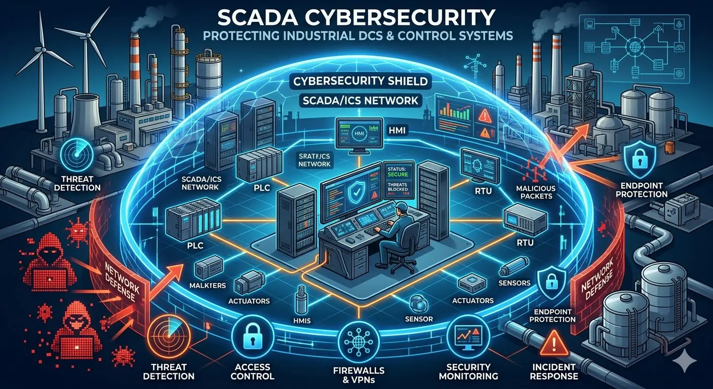 SCADA Cybersecurity Protecting Industrial DCS & Control Systems