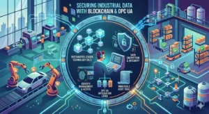 Securing Industrial Data with Blockchain and OPC UA