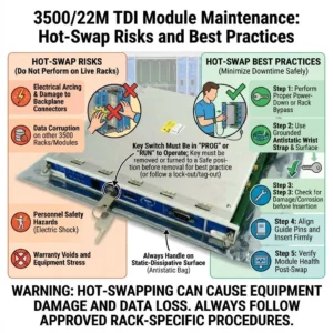 3500-22M TDI Module Maintenance Hot-Swap Risks and Best Practices