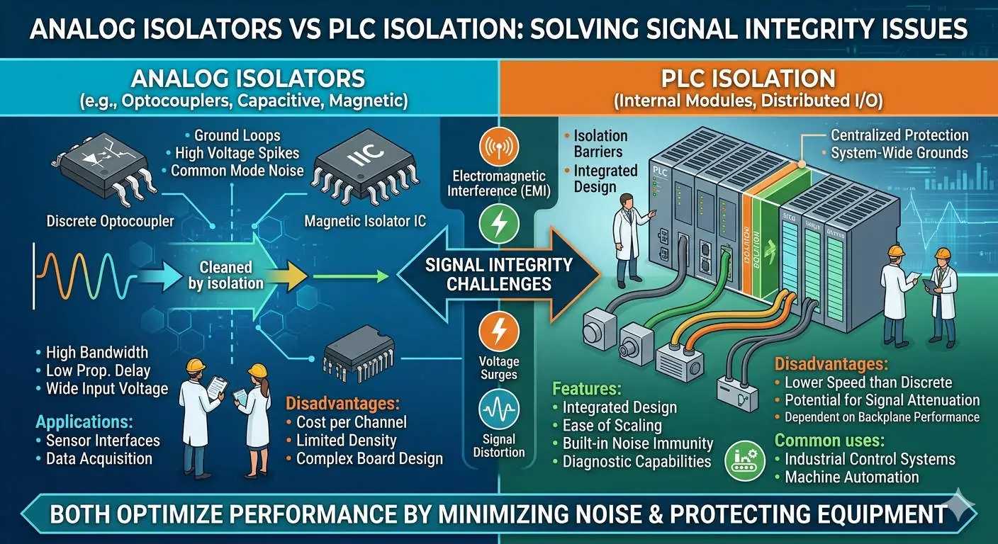 Analog Isolators vs PLC Isolation Solving Signal Integrity Issues