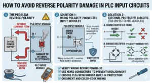 How to Avoid Reverse Polarity Damage in PLC Input Circuits