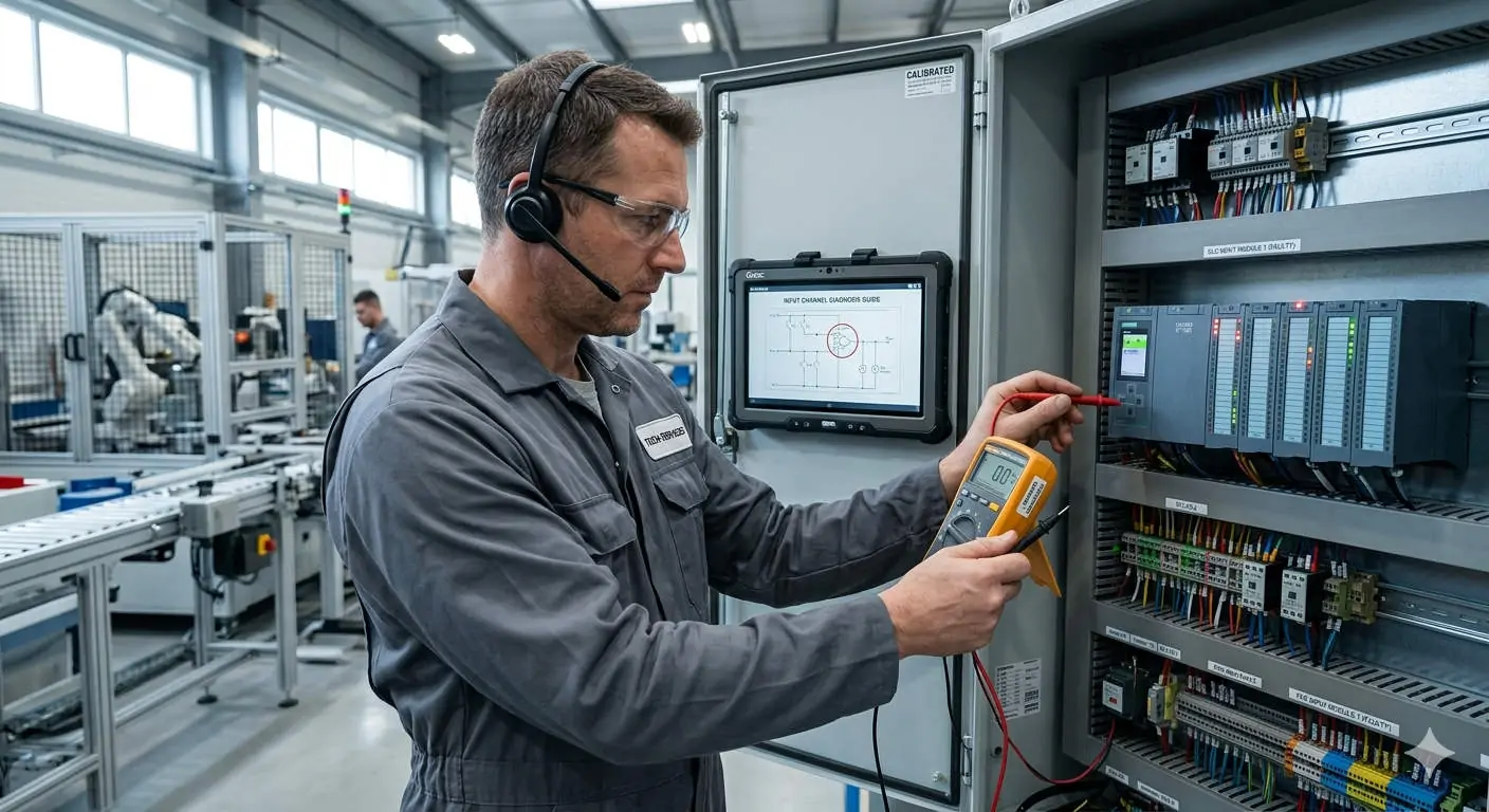 How to Diagnose PLC Input Channel Faults in Factory Automation