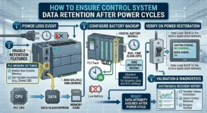 How to Ensure Control System Data Retention After Power Cycles