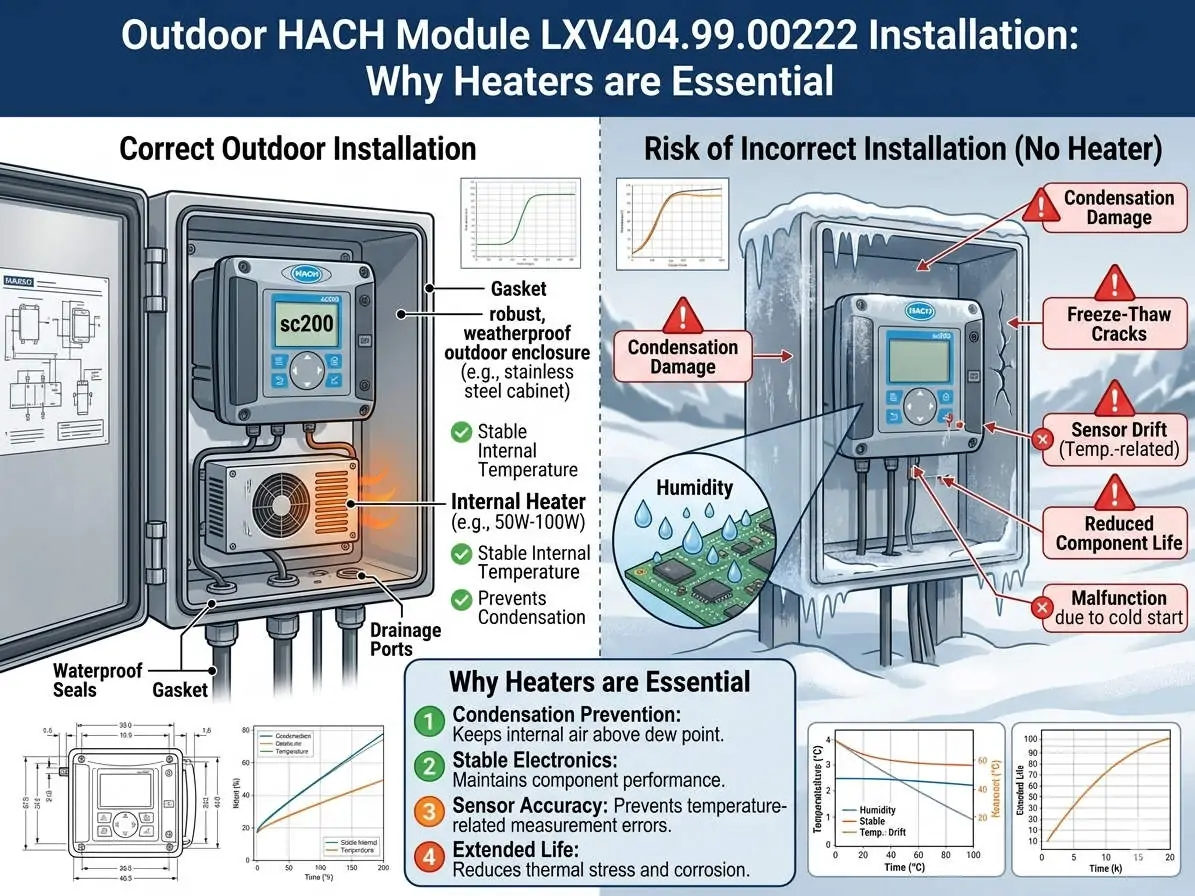 Outdoor HACH Module LXV404.99.00222 Installation Why Heaters are Essential