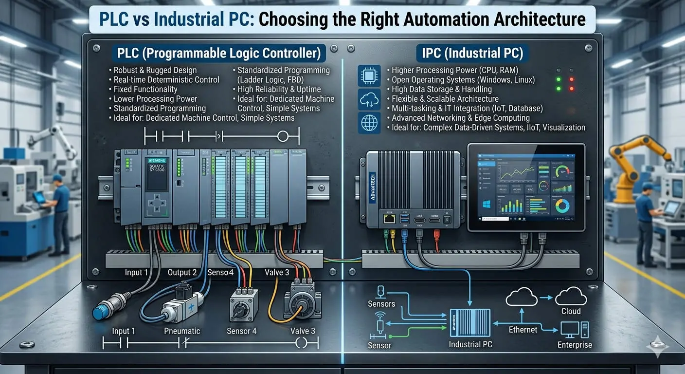 PLC vs Industrial PC Choosing the Right Automation Architecture
