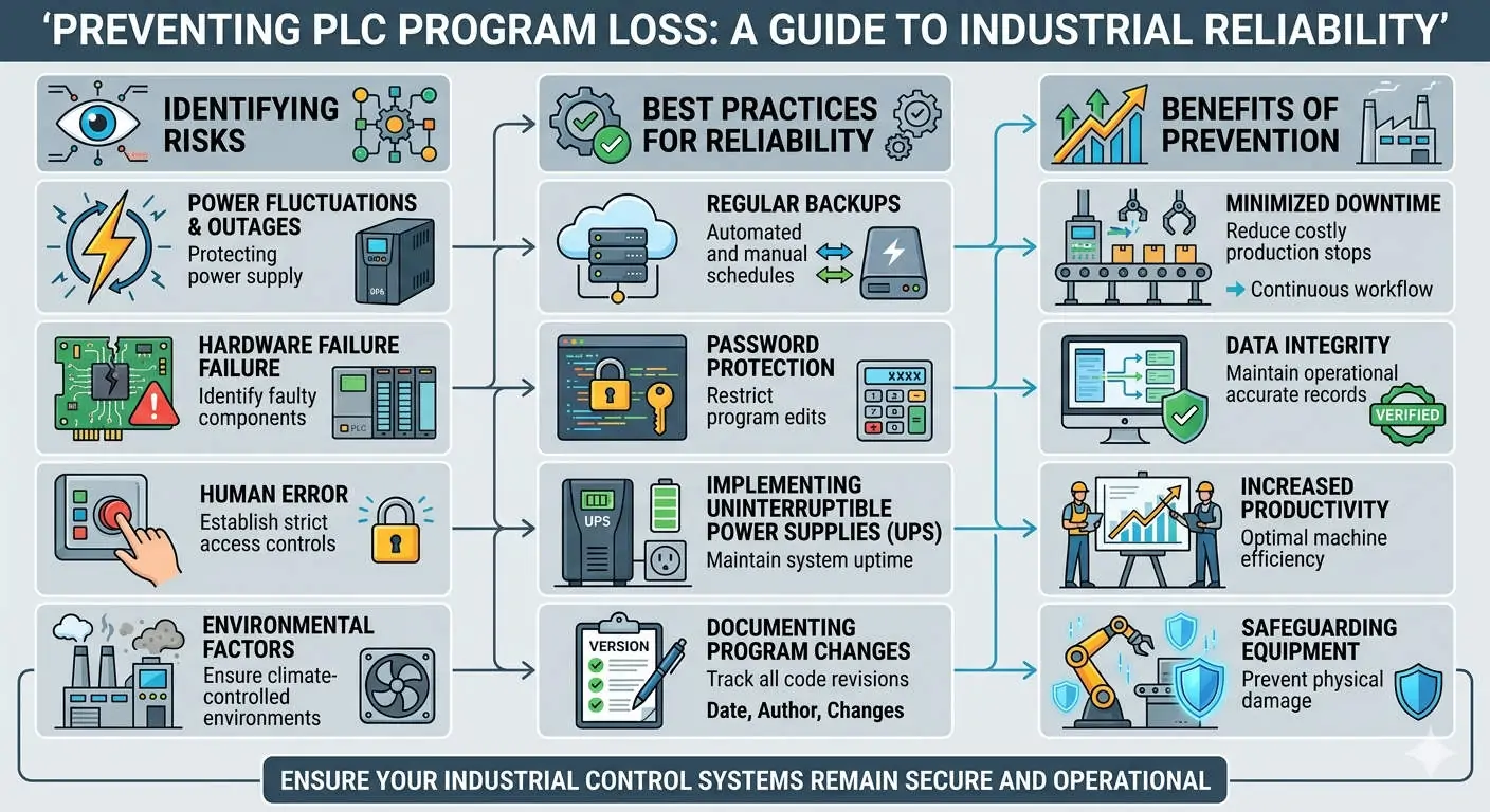 Preventing PLC Program Loss A Guide to Industrial Reliability