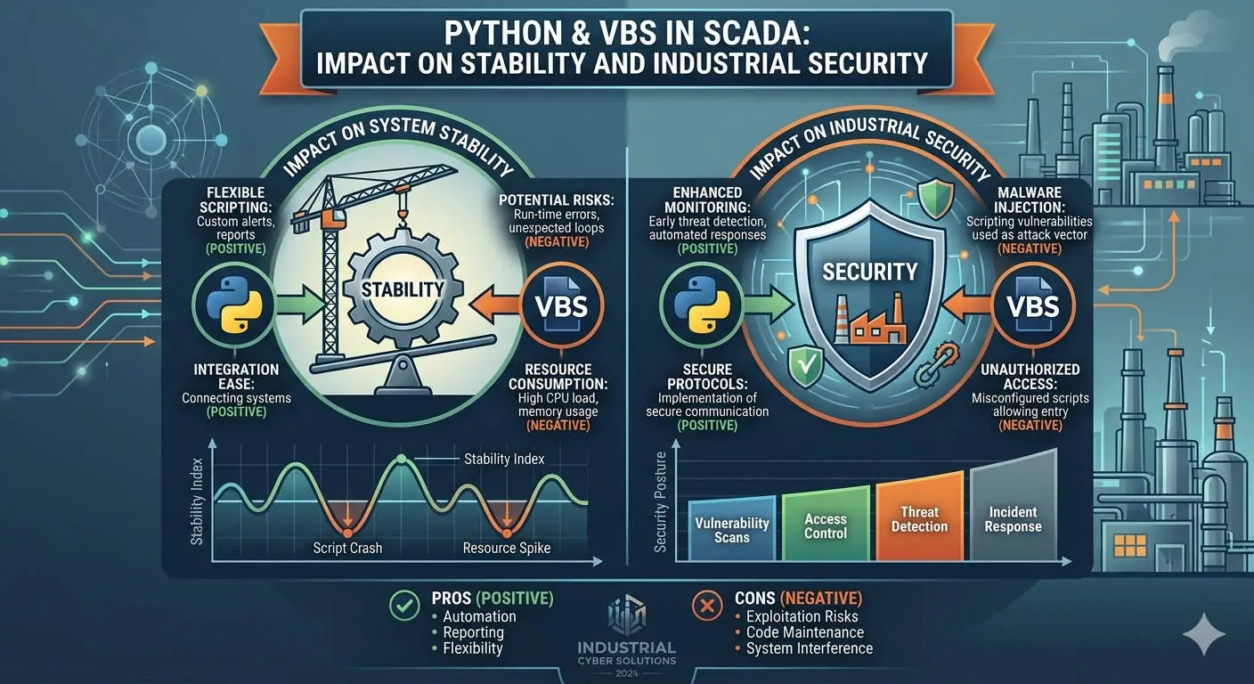 Python VBS in SCADA Impact on Stability and Industrial Security