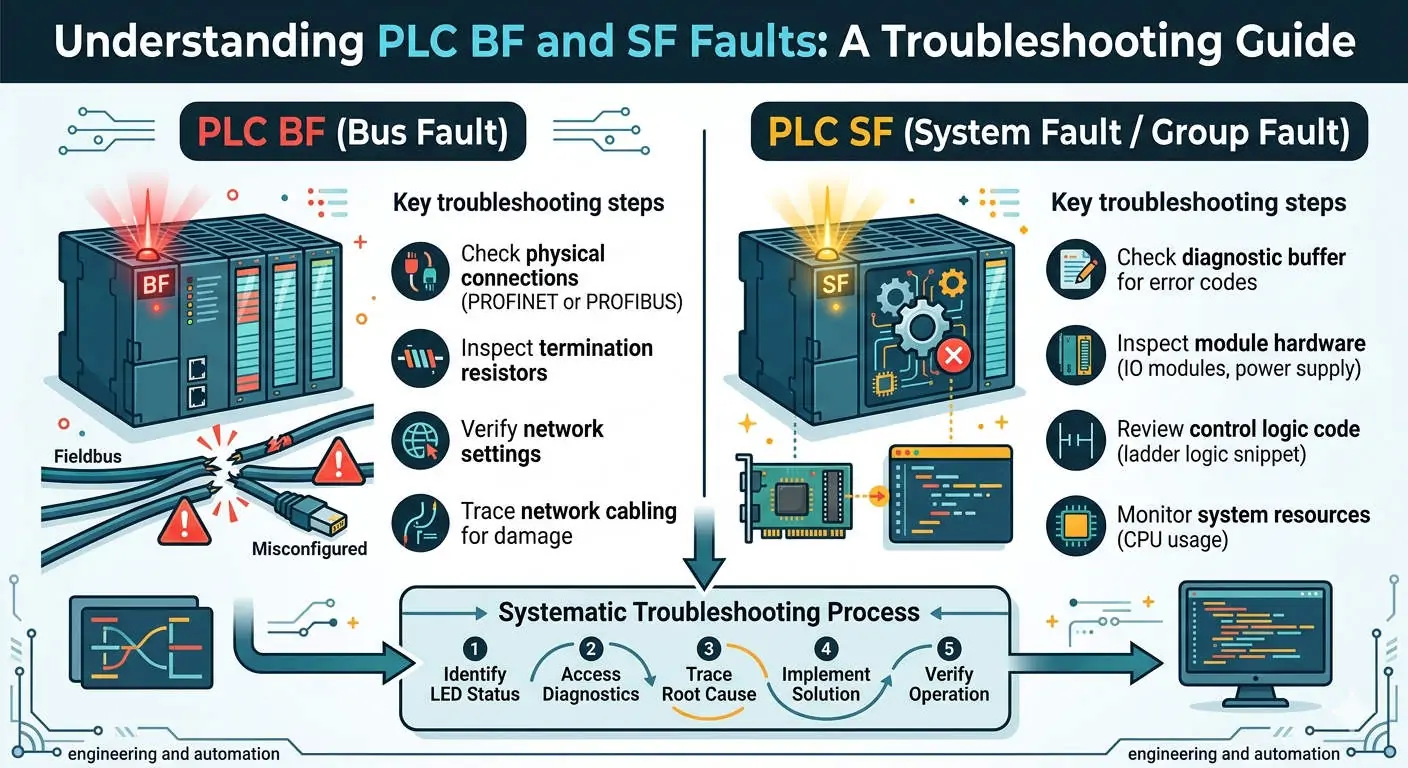 Understanding PLC BF and SF Faults A Troubleshooting Guide