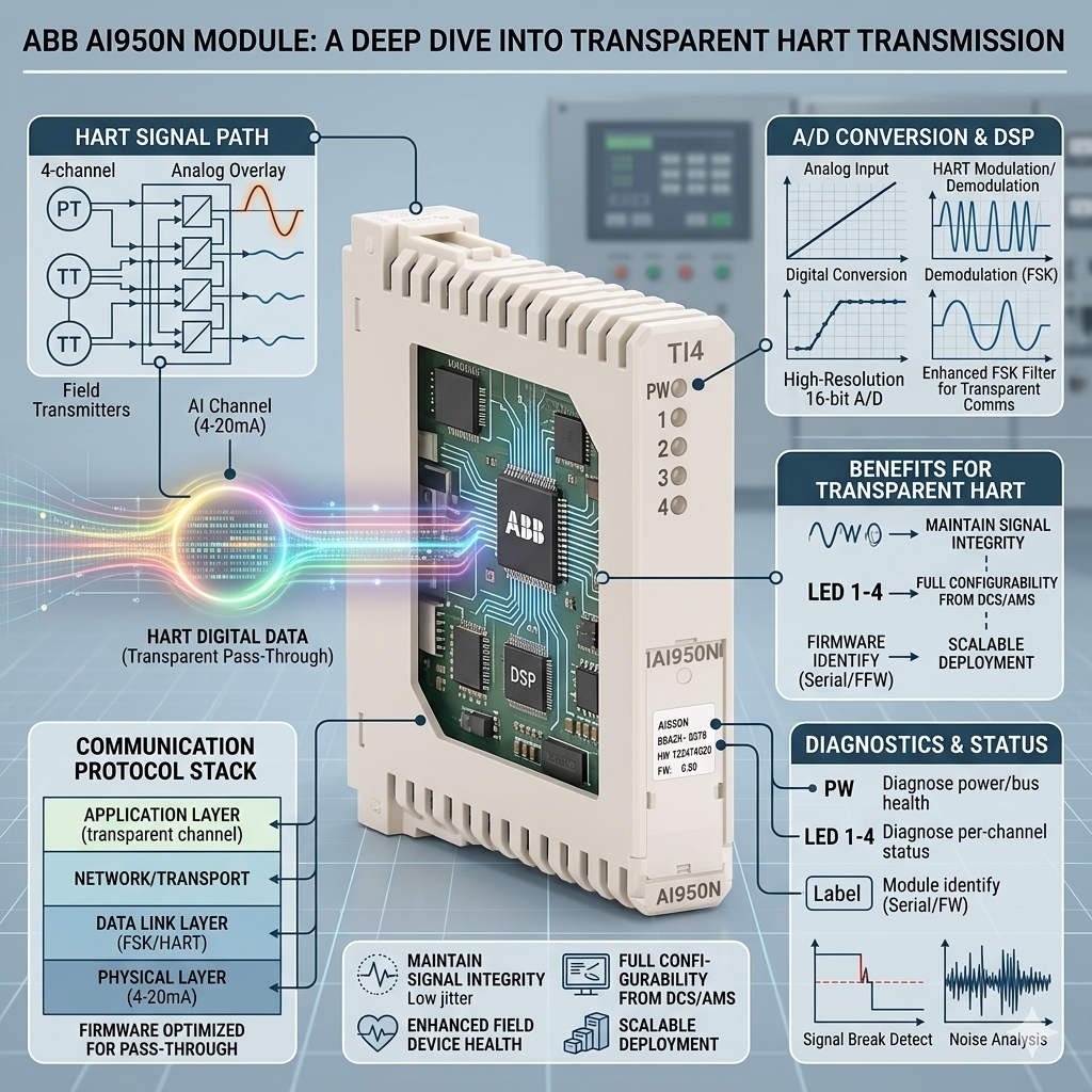 ABB AI950N Module A Deep Dive into Transparent HART Transmission