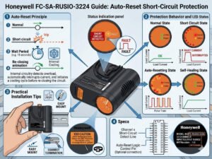 Honeywell FC-RUSIO-3224 Guide Auto-Reset Short-Circuit Protection