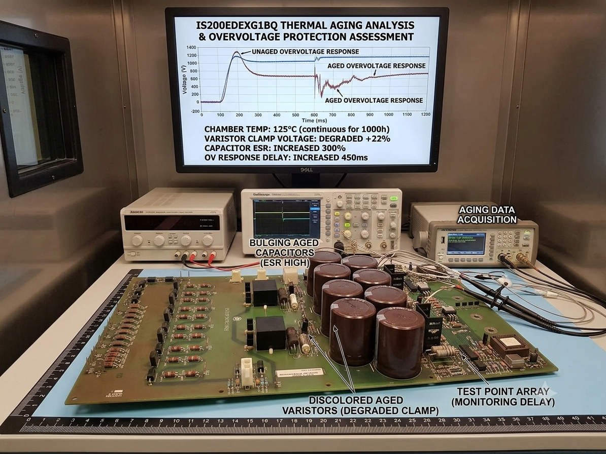 Does Thermal Aging of the IS200EDEXG1BQ Affect Overvoltage Protection