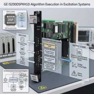 GE IS200DSPXH1D Algorithm Execution in Excitation Systems